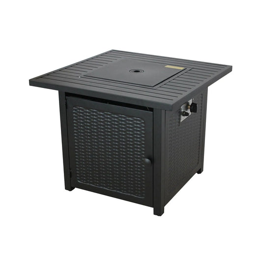 Hometrends Gas Fire pit with Slat Top