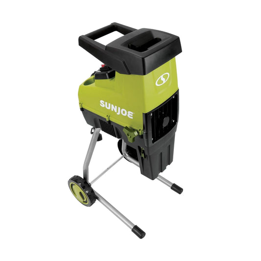 Sun Joe CJ603E 1.7 Inch Cutting Diameter Electric Silent Wood Chipper/Shredder, 15-Amp