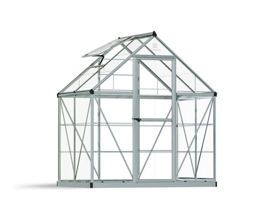 Harmony 6 ft. x 4 ft. Greenhouse Kit - Silver