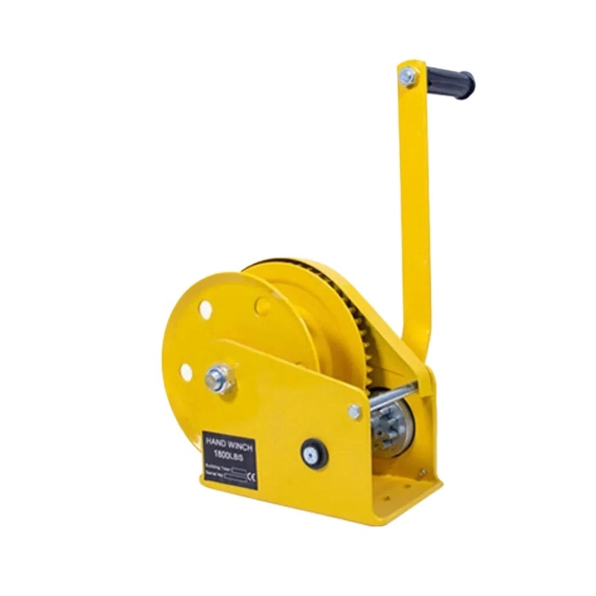 1800 Pounds 20m Wirerope Hand Operated Winch, Small Portable Winch Manual Traction Hoist Winch Crane Bidirectional Self-locking ,Excellent Towing Capacity