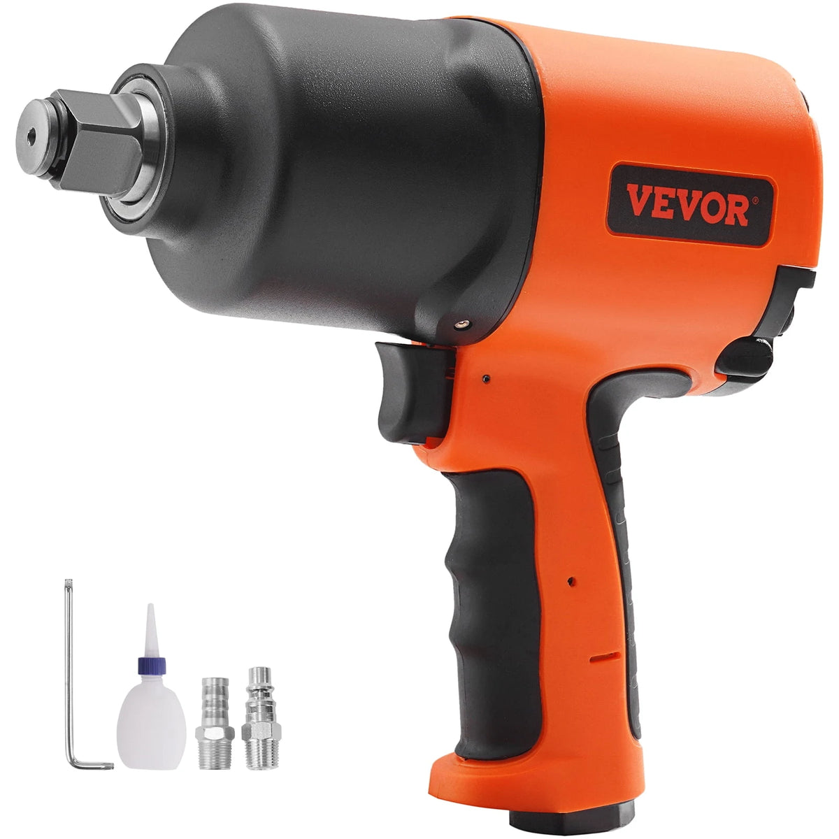 VEVOR Air Impact Wrench, 3/4-Inch Drive Air Impact Gun, Up to 1870ft-lbs Nut-busting Torque, Composite Pneumatic Impact Wrench for Auto Repairs