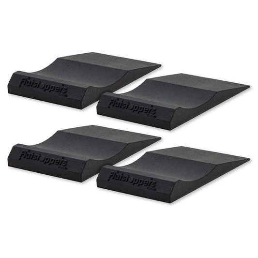 Race Ramps Supercar FlatStoppers, Tire Car Ramps for Storage, 16" Wide, Set of 4