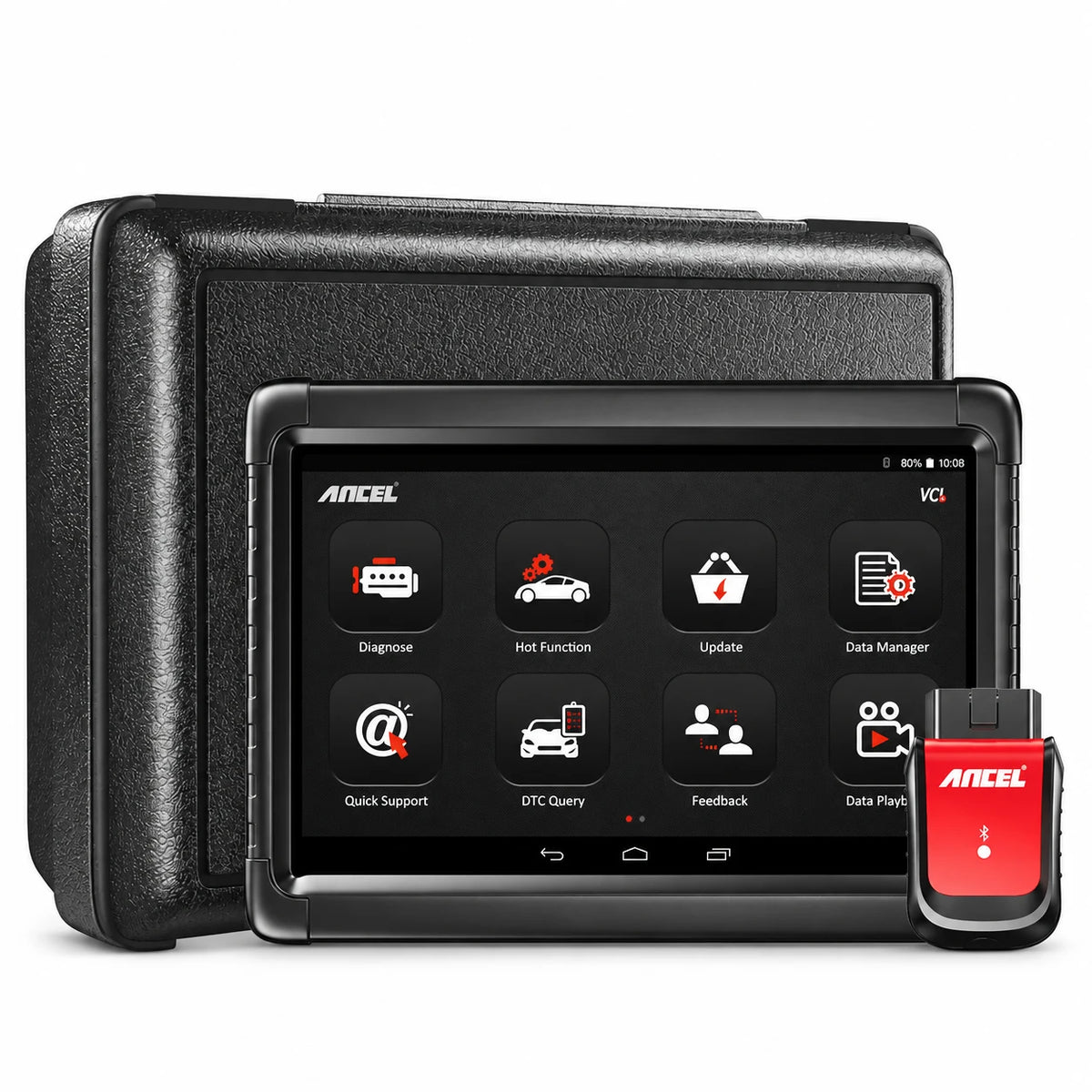 ANCEL X6 Bluetooth OBD2 Scanner, Bidirectional Control Full System Car Diagnostic Tool, 10 Reset Services EPB DPF SAS Oil TPMS, Full OBD2 Functions, 2 Years Free Update for 12V Vehicles