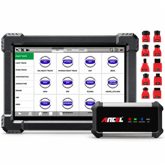ANCEL X7HD Heavy Duty Diesel Truck Scanner Full System Diagnostic Tool ECU DPF Regen