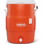 Igloo 10 - Gallon Seat Top Water Jug with Cup Dispenser - Orange