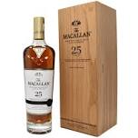 Macallan 25 Year Old Sherry Oak Single Malt Scotch Whiskey