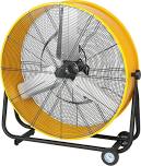 Simple Deluxe 24 in 3 Speed 4700 CFM Metal Drum Fan, 36"